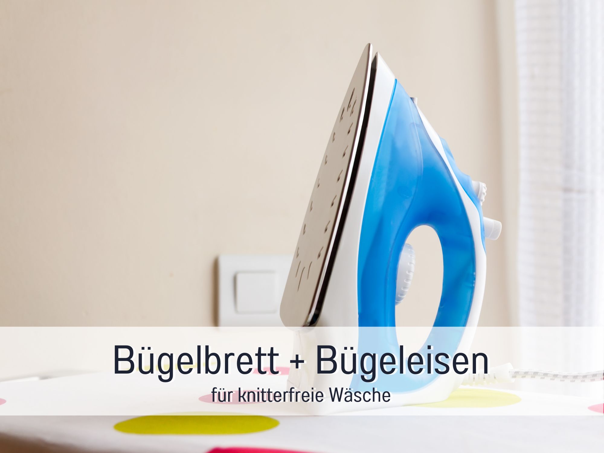 Bügelbrett + Bügeleisen