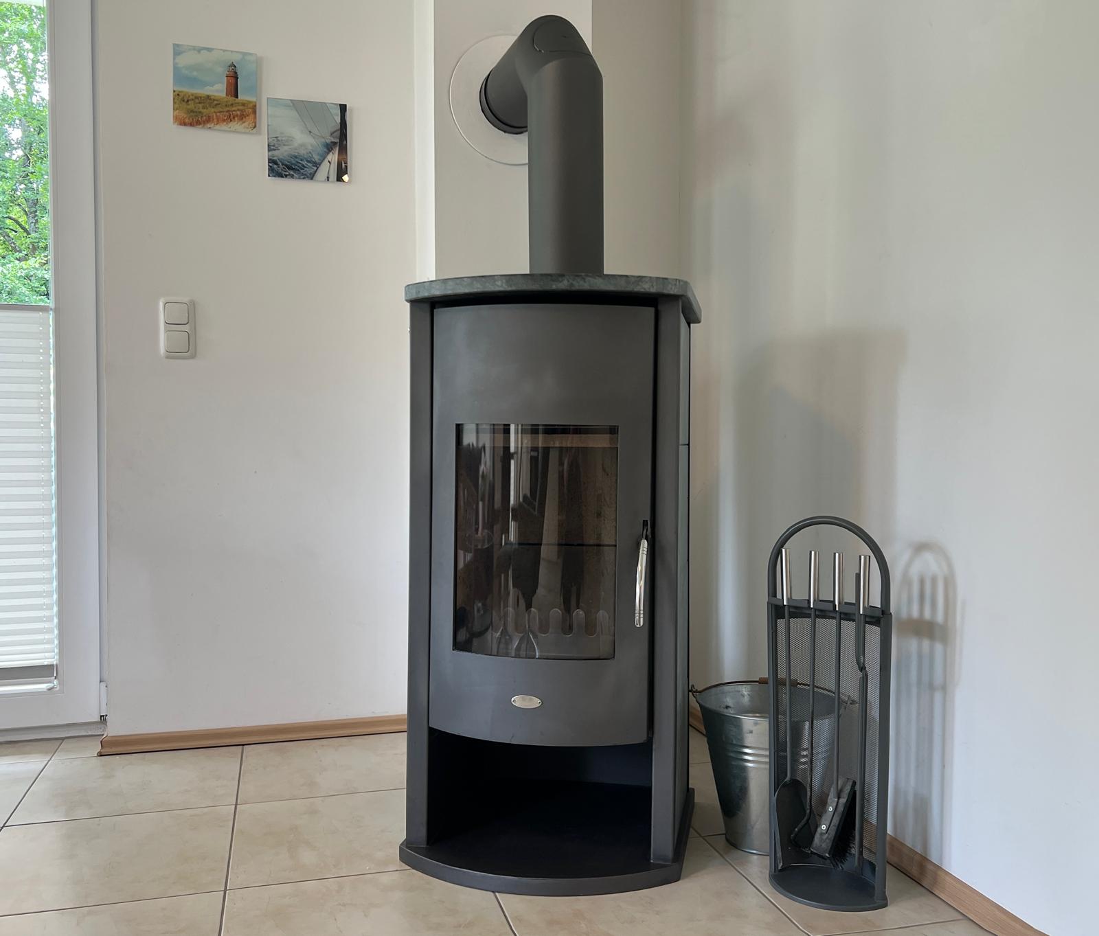 Kamin im Wohnzimmer