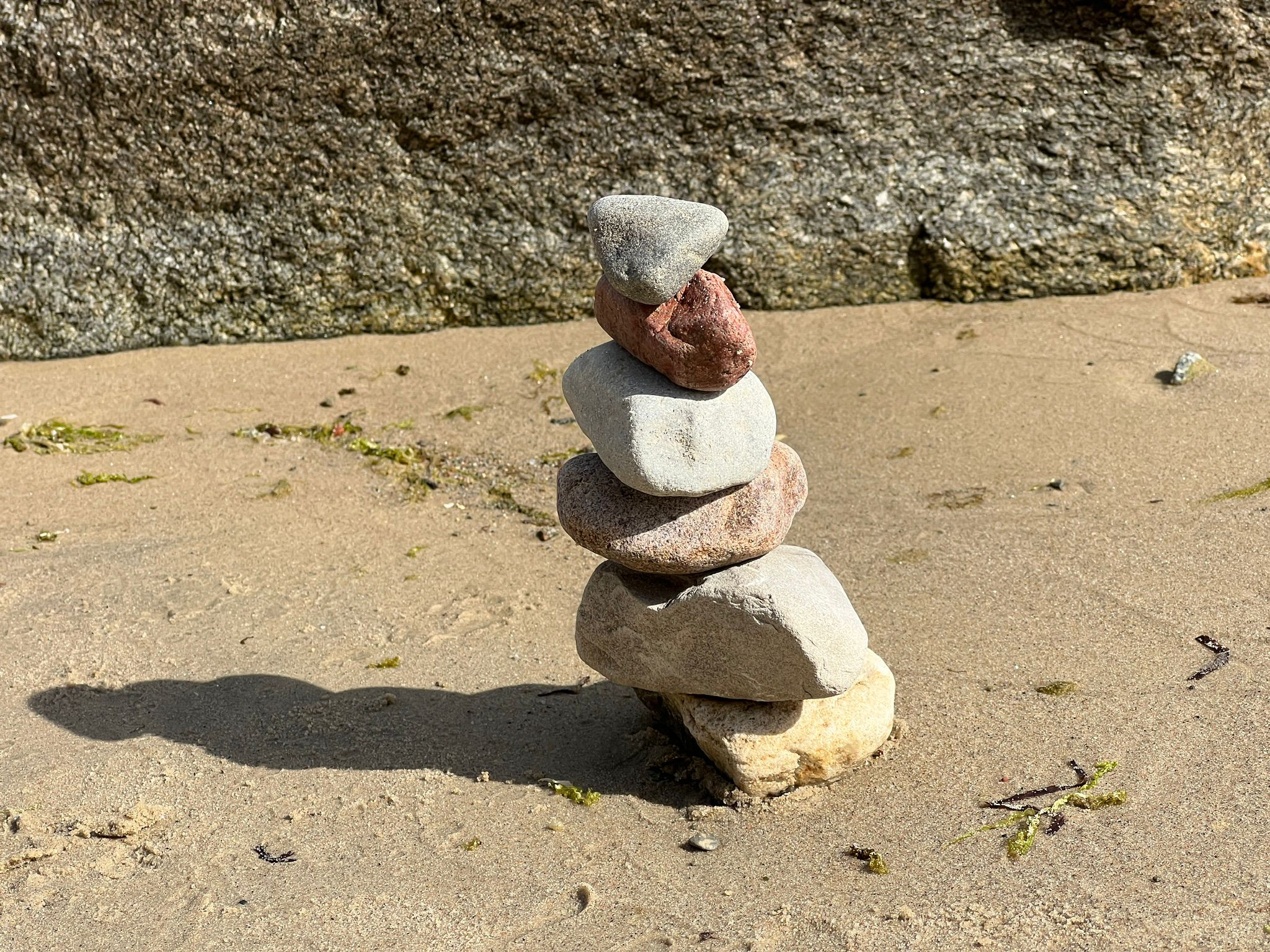 Steinmännchen/Rock-Balancing am Südstrand